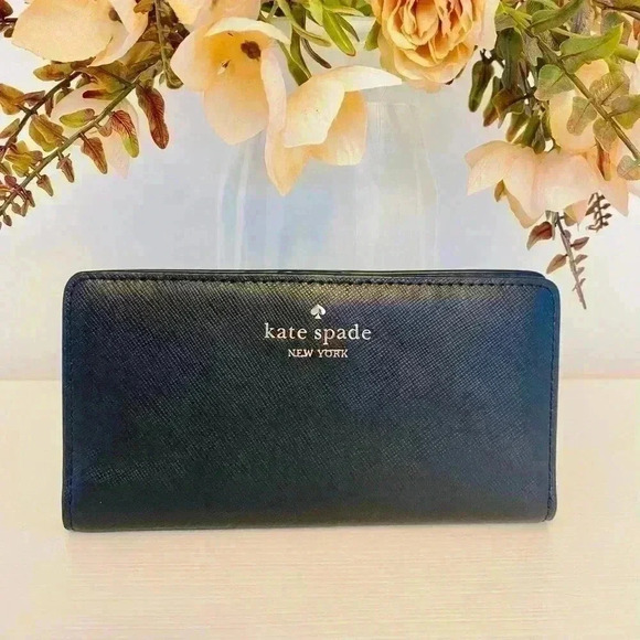 Kate spade Madison Large bifold Wallet Black - Picture 1 of 4